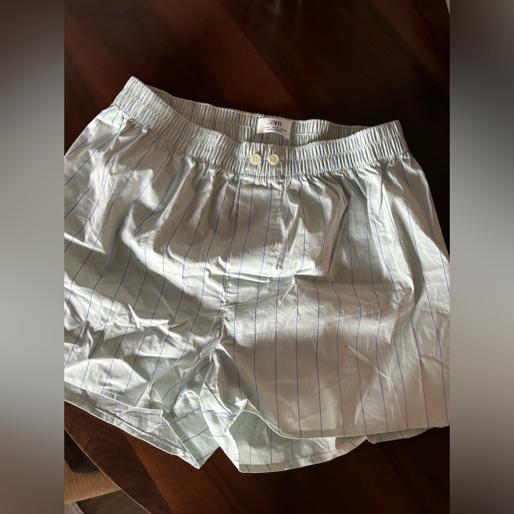 Eclectic grandpa vibes Zara boxers shorts (medium)